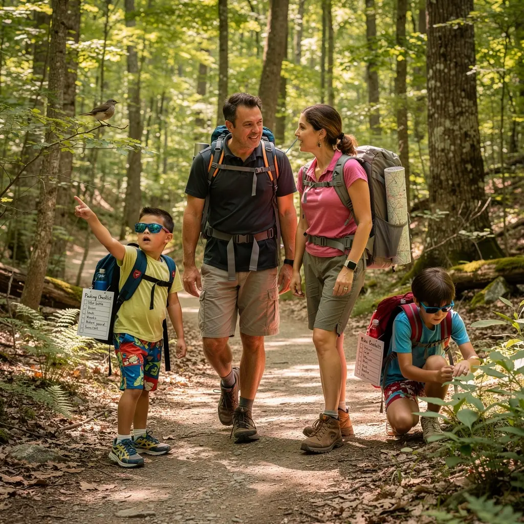 Zestaw narzędzi do biwakowania ustawiony na kocu