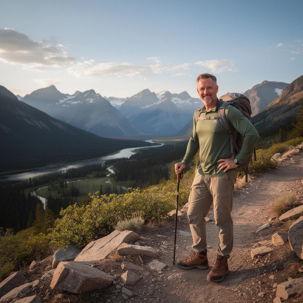 Przewodnik turystyczny pokazujący zasady zachowania w naturze